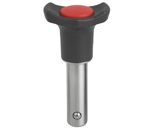 Quick Release Ball Lock Pins - Plastic Handle - 300 Series Stainless Shank - Thermoplastic Handle - Metric (03193)