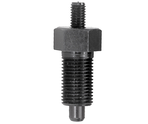 Indexing Plungers - Steel Hand Retractable Plunger - Threaded End - Hardened Pin - Metric (03092)