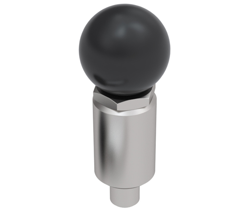 Indexing Plungers - Pull Pins - Round Handle - Steel Plunger - Aluminum Housing - Inch (CP-K-R)