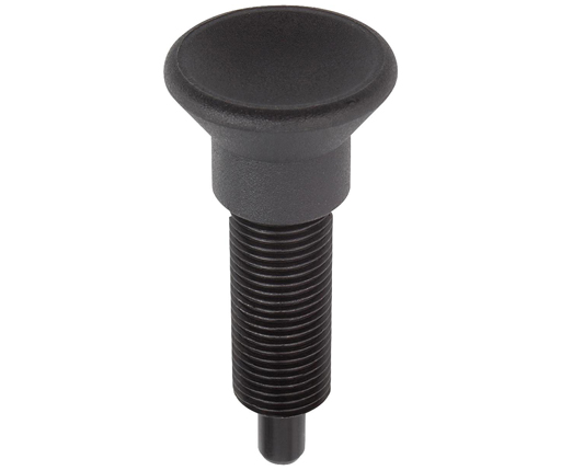 Indexing Plungers - Steel Hand Retractable Plunger - Plastic Handle - Hardened Pin - Metric (03093)