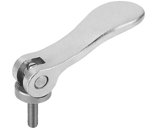 Cam Handles - Standard Cam Lever -Stainless Steel Handle - Stainless Male Thread - Inch (04232)