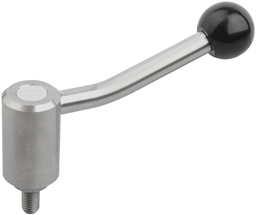 Adj Tension Levers - Stainless Steel - Male Thread - Angle Handle - Inch