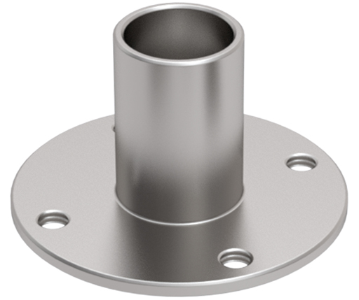 Quick Release Pin Flanged Receptacles - Round - Inch (ROFR)