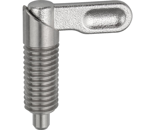 Indexing Plungers - Cam Handle Retractable Plunger - Stainless Steel - Inch (03099)