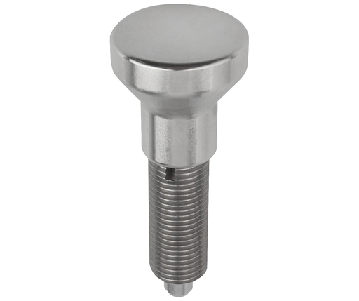 Indexing Plungers - Stainless Steel Hand Retractable Plunger - Stainless Handle - Hardened Pin - Metric (03093)