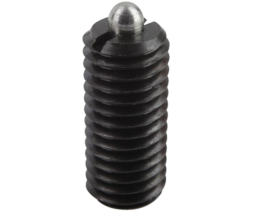 Spring Plungers - Pin Type - Steel - Hex End & Slotted End - Standard End Force - Metric