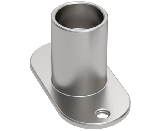 Quick Release Pin Flanged Receptacles - Oblong - Metric (MOBFR)