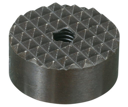 Grippers - Round - Tool Steel - Diamond Serration - Tapped - Metric (MHS)