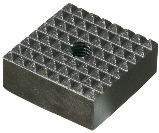 Grippers - Square - Tool Steel - Diamond Serration - Tapped - Metric (MHS)