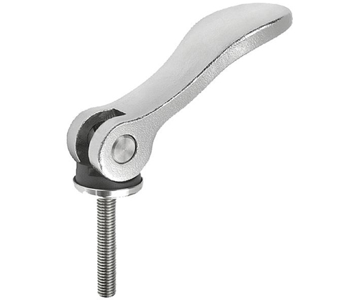 Cam Handles - Adjustable Cam Lever - Stainless Steel Handle - Stainless Male Thread - Inch