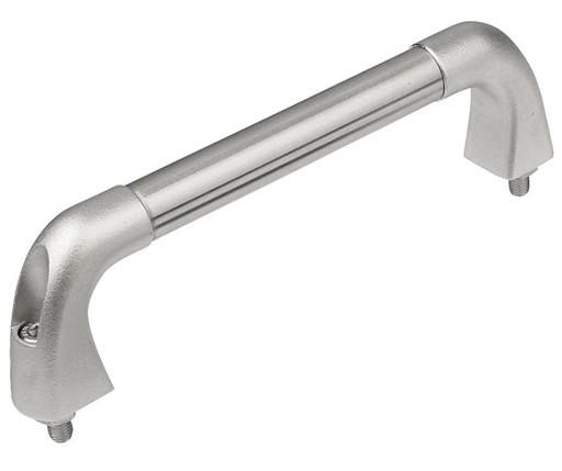 Pull Handles - Tube - Stainless Steel - Plastic Cover - Front Mount - Metric (06943)