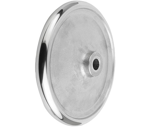 Hand Wheels - Disc - Aluminum - Rounded Edges - w/o Handle - Inch