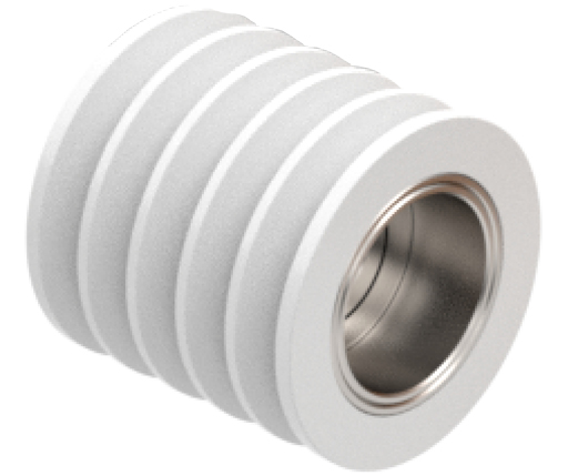 Rollers - Finned - Bearing Mount - Precision Sealed Bearing - Inch