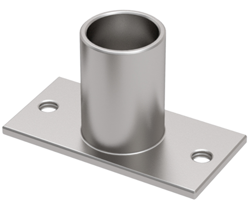 Quick Release Pin Flanged Receptacles - Rectangular - Metric (MREFR)