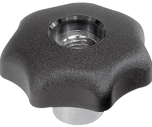 Star Grips - Plastic - Steel Bushing - Quick Acting - Metric