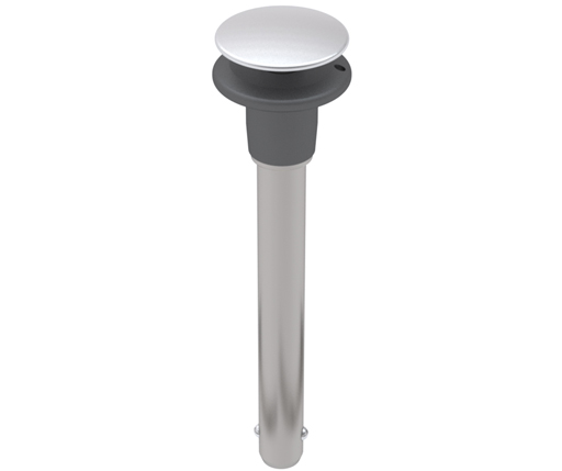 Quick Release Ball Lock Pins - Dome Handle - 300 Series Stainless Steel Shank - Aluminum Handle - Inch (DACS)