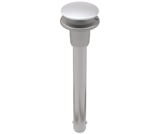 Quick Release Ball Lock Pins - Dome Handle - 17-4 Stainless Shank - 300 Series Stainless Handle - Inch (DCCH)