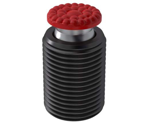 Thrust Screws - Threaded Design - Sof-Top Urethane Surface Cone - Inch (TST-FC-UR)