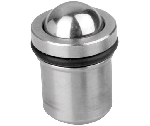 Spring Plungers - Ball Type - Non-Threaded - Stainless Body w/ O-Ring - Stainless Ball - Metric