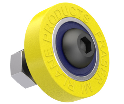 Covered Bearings - Stud Mount - Precision Sealed - Urethane - Single Bearing - Metric