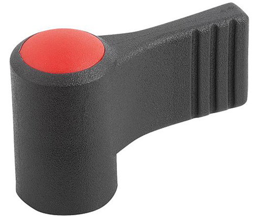 L Handle Wing Grips - Steel Insert - Metric