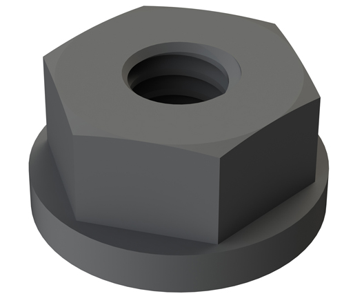 Hex Nuts - Flanged - Steel - Inch (F121)