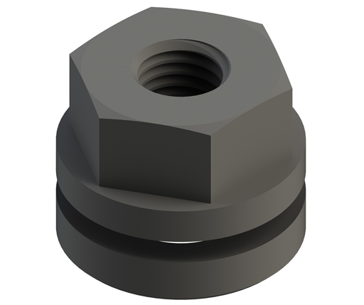 Hex Nuts -Spherical Flange Assembly - Steel - Inch (F121)
