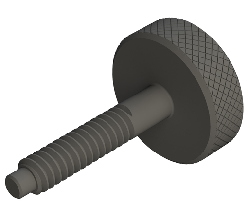 Knurled Head Screws - Steel - Inch (F130)