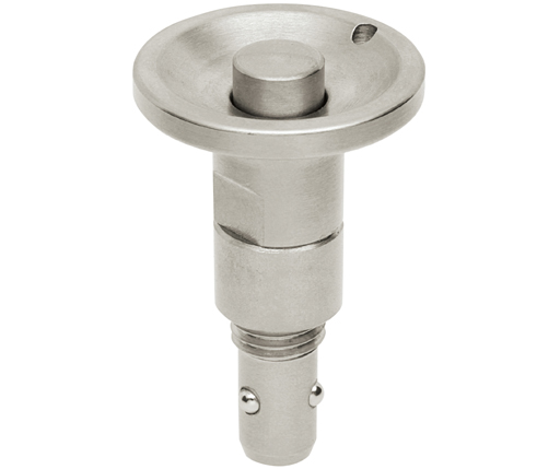 Recessed Button Ball-Locking Clamps (QCBU) Quick-Release