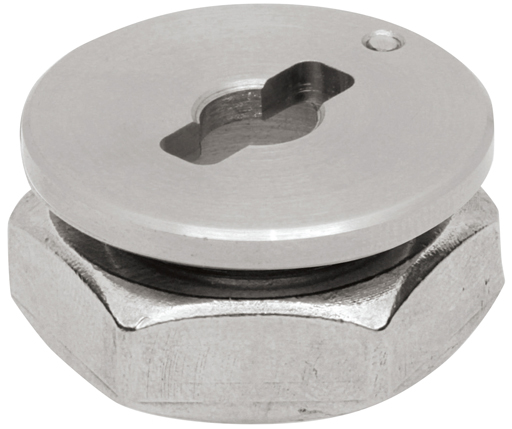 One Touch Fasteners - Quarter-Turn Receptacles - Plate Mount - Stainless Steel (QCTH-N)