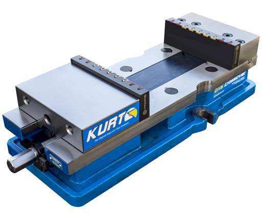 KURT DX6 Crossover Vise - With GripSert Jaws