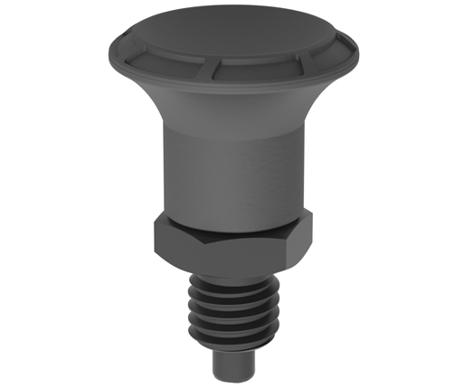 Indexing Plungers - Low Profile Hex - Locking - Inch (RLA-L)