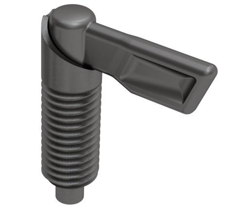 Indexing Plungers - Cam Handle Retractable Plunger - Full Thread - Steel - Locking - Inch (RMA-L)