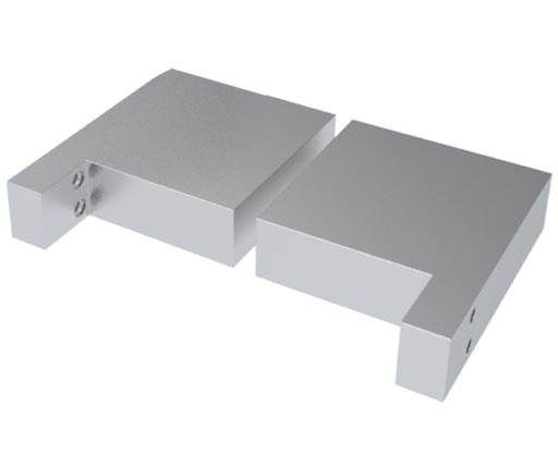 Gripshape Finger Blanks - Aluminum - Individual - For Schunk Series KGG (G312)