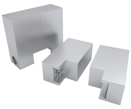 Gripshape Finger Blanks - Aluminum - Individual & Un-cut Pair - For Schunk Series EGP, EGH (G316)