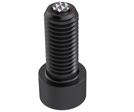 Thrust Screws - Headed Design - Serrated Tool Steel Ball - Inch (TSH-S)