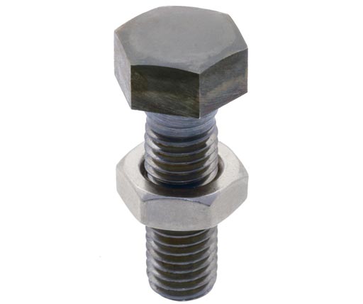 Contact Bolts - Standard - Threaded Adjustable - Radius Surface - Stainless (BJ732)