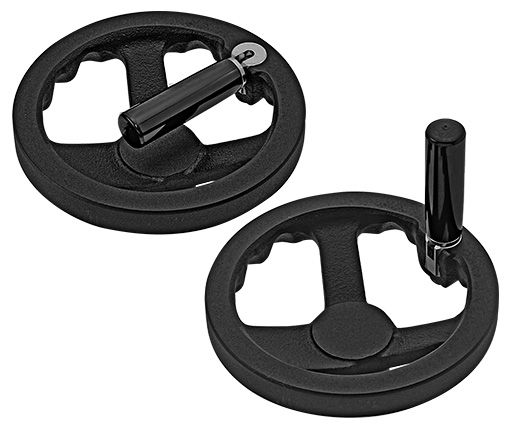 Hand Wheel - Handwheels - Cast Iron - Folding Handle (SY)