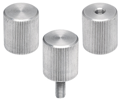 Clamping Grip Knob - Stainless - Tapped or Stud (LK)