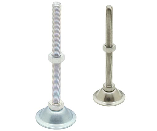 Leveling Feet - Hex - Steel or Stainless (KA)