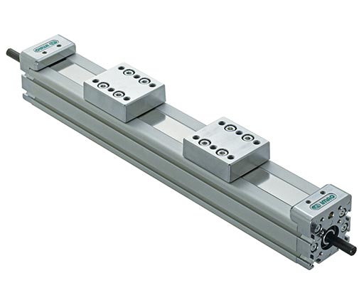 Linear Actuators - Synchro-Use - Dual Carriage - Custom Stroke (MAUX-DW)