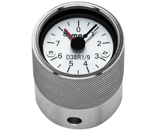 Indicator Knob - Knurled - Aluminum (D38)