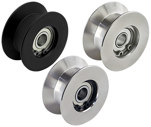 Bearing Cover - Double bearing - V-groove - Bearing Mount (GRL-V)