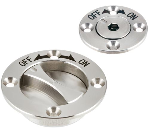 Quarter-turn Clamping Fastener - Recessed Knob and Body (QCFC)
