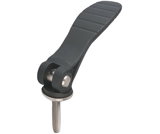 Cam Handles - Standard Cam Lever - Plastic Handle - Stainless Steelmale Thread - Metric