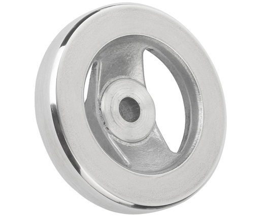 Industrial Hand Wheels - Handwheels - Two Spoke - Aluminum - w/o Handle - Metric - Fixtureworks