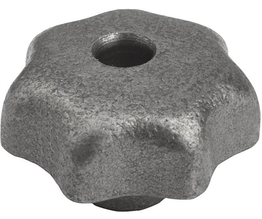 Star Grips - Cast Iron - Tapped Thru Hole - Metric