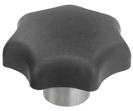 Star Grips - Plastic - Steel Bushing - Tapped Blind Hole - Inch
