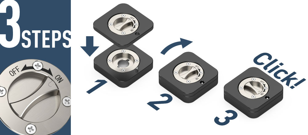 Flat Fastener