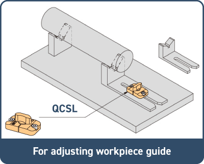 workpiece adjustment
